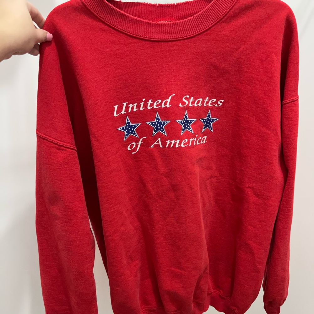 USA Crewneck❤️🤍💙